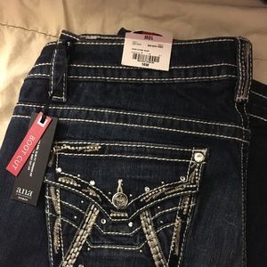 a.n.a. Dark Wash Boot Cut Jeans 16W NWT